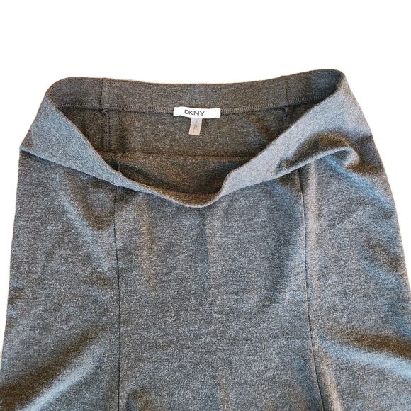 Dkny Mini Skirt Women M Gray Y2k Style Pleated Pull Up Knit Preppy Stretch Bratz - Picture 4 of 6